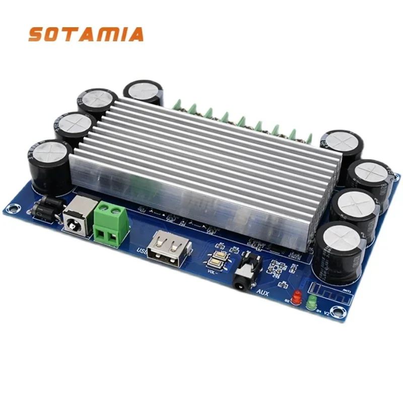 Sotamia TDA7388 Power zosilňovacia doska 50WX4 Four-Channel Professional HD AmplificAdor Bluetooth 5.0 zosilňovač Audio AUX USB AMP