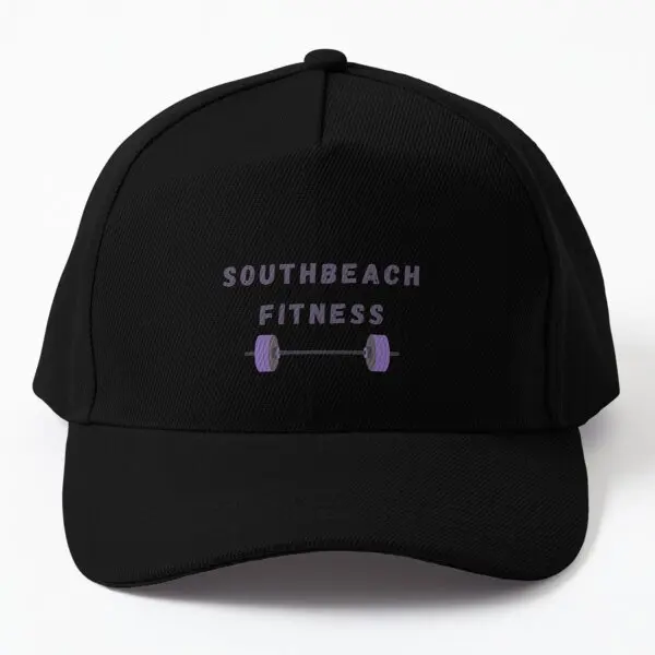 South Beach Fitness baseball čiapka Snapback čierna tlačená kapota chlapcov pánske dámske športové farebné ryby kasquette czapka