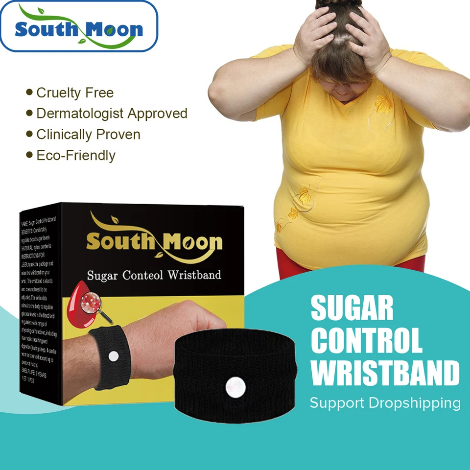 South Moon Cukor Cukor Cukor Wristband šľacha puzdro Zdravotná starostlivosť vylieči krvi glukóza Vyvážená cukrovka Prajenie Produkty