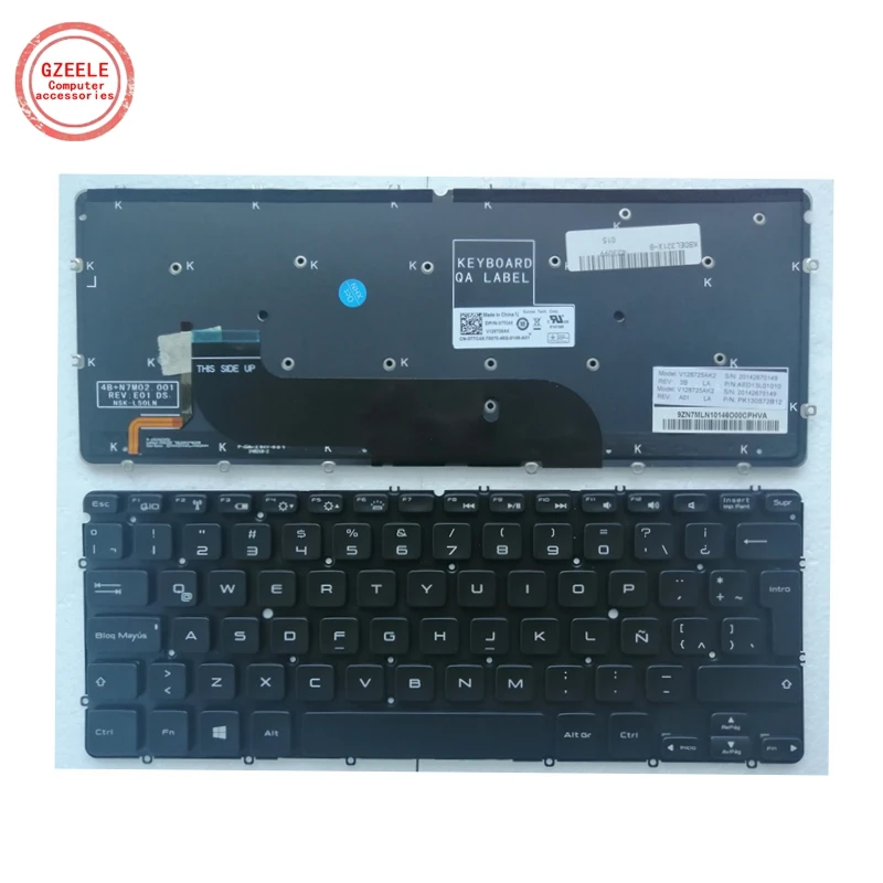 SP LA pre Dell XPS 13 9333 L221 L321 L322 XPS13R L221X 9Q23 9Q33 P20S XPS 12 13 XPS 13D 13R L L321X L322X Kláveska laptop
