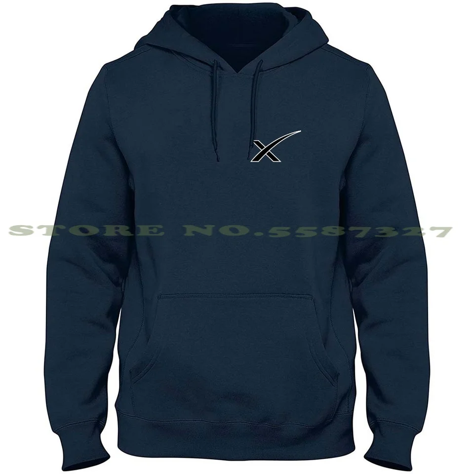 Space Merch, Spacex Merch, Elon Musk DM-2 Demo Mission, x maska, Spacex 100% čistý bavlnený mikina tričká Galaxy Moon