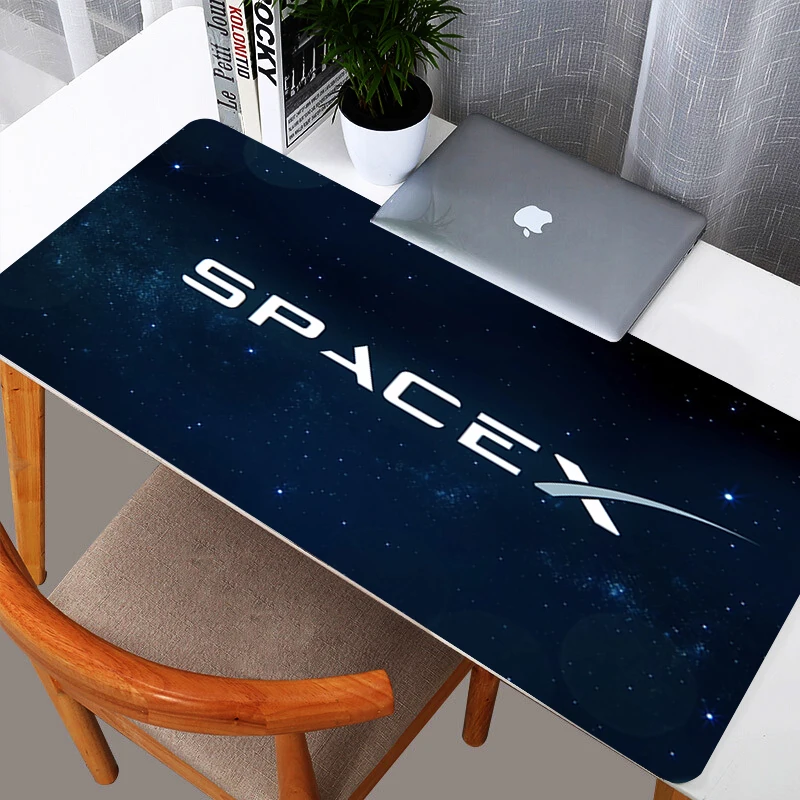 SpaceX SpaceCraft Mouse Pad Anime Gaming Accessories MousePad Gamer PC Dokončené počítačové klávesnica Mat Desk Mat Varmilo Table