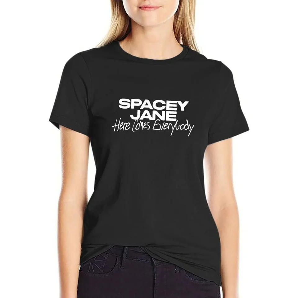 Spacey Jane Logo Band Tričko Korean Fashion kawaii oblečenie rock a roll tričká pre ženy