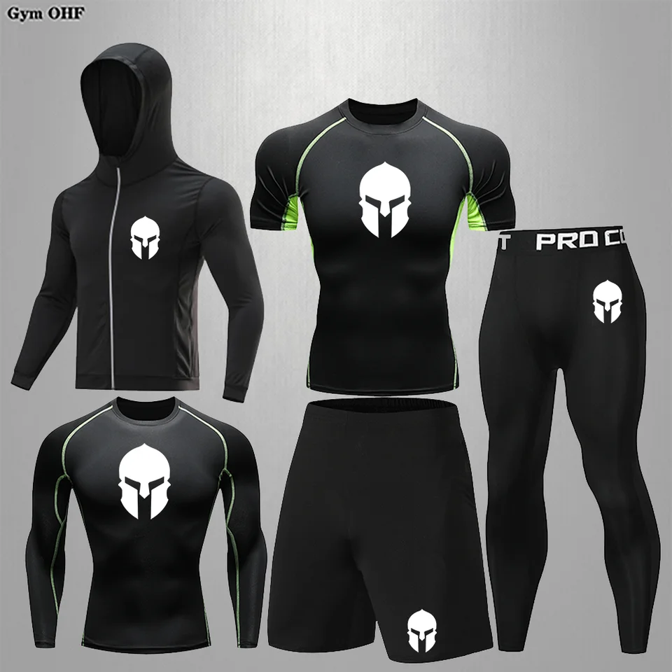 Spartan Boys Sportswear Suit Gym Postup Fitness Running Jogging Pow Rýchle vysychanie boxerov Tracksuit Kids futbalové školiace športové súpravy