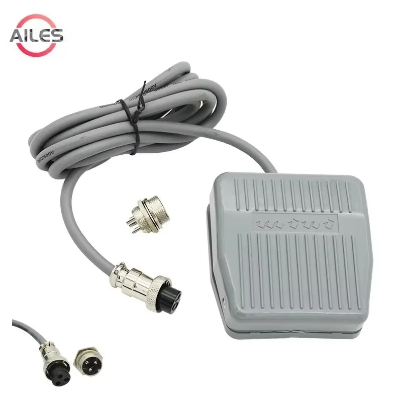 SPDT TFS-201 FOOT SWINT ELEKTRICKÝ PEDAL PEDAL MAMPLE CONTROL 2M WIRE s 2pin 3pin leteckou zástrčkou