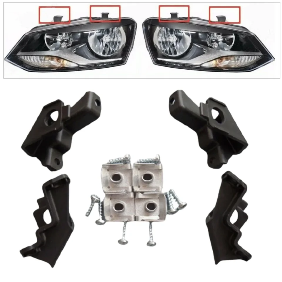 SPEAL OPRAVA SVETLIVÁ OPRAVA Držiak na opravu súpravy SKUPRA SPRACKY SÚPRAJA #6R0998226 6R0998225 pre Volkswagen-Polo 2009-2017