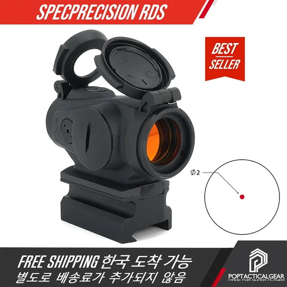 SPECPRECISION AIM RDS RED DOT SICK s 39 mm jednodielnym držiakom TNP a originálnym baliacim boxom pre Airsoft Hunting Wargame