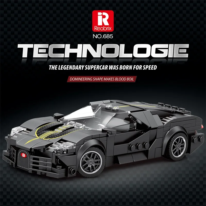 Speed ​​Sport Car Model City Classic Champions Racing Building Blocks Blocks 1:24 Super Racers Super Racers Bricks Prázdninové darčeky