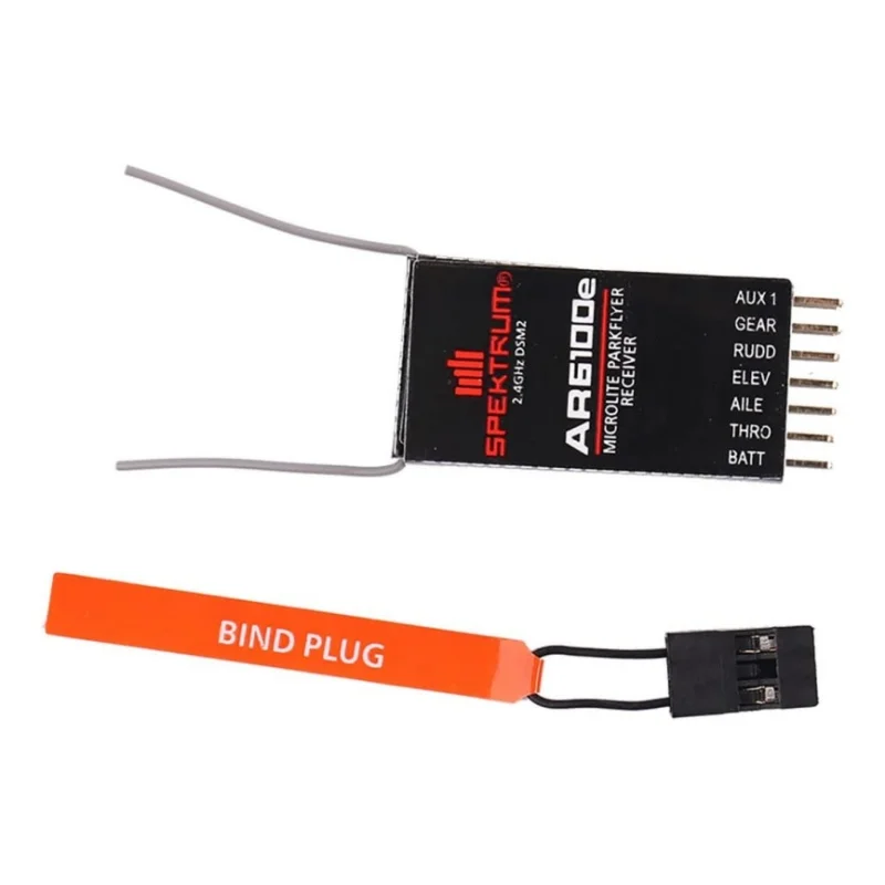 Spektrum AR6100E DSM2 Prijímač RC RC Lietadlo 2,4 GHz 6 kanálov pre JR Radio RC RC vrtuľník TREX 450
