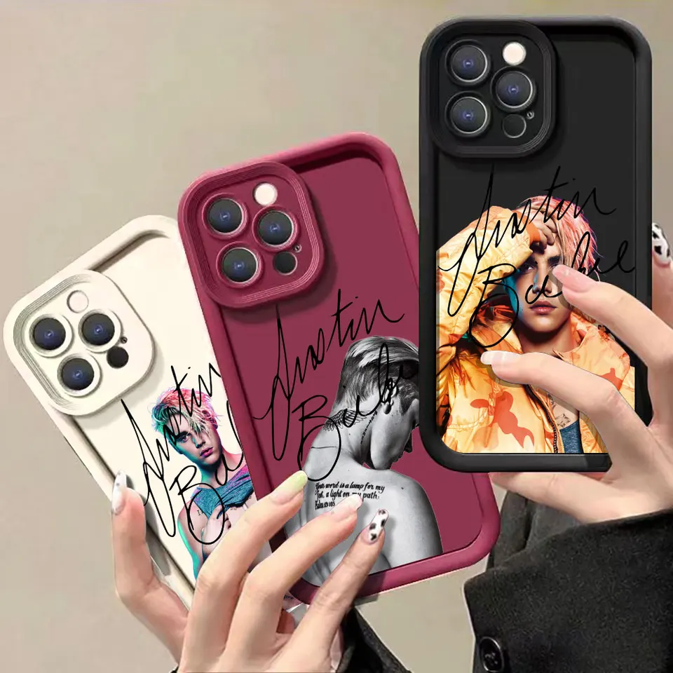 Spevák J-Justin Bieber Hot Telefón puzdro pre Realme C67 C65 C63 C55 C53 C35 C31 C31 C30 C21 C21Y C20 C15 C12 12 11 11 Pro Plua Cover