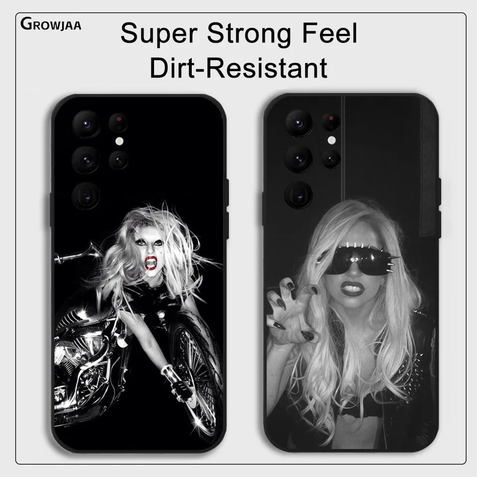 Speváčka Lady Gaga Choroby Puzdet pre Samsung Galaxy S24 Ultra S22 S23 Ultra S21 S20 5G Ochranná silikón TPU Funda TPU