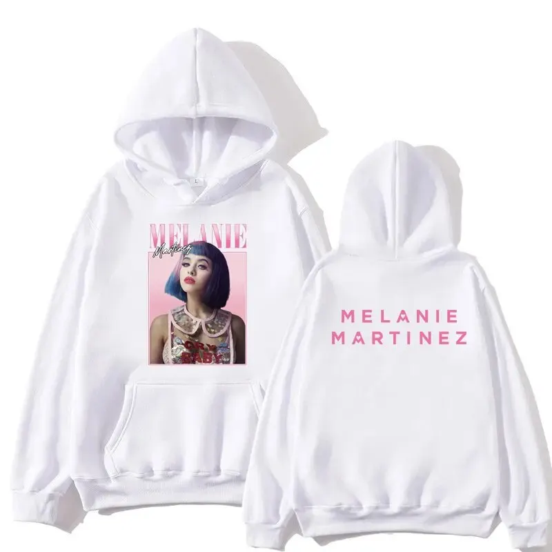 Speváčka Melanie Martinez Print Hoodies Men Dámske módne príležitostné mikiny nadmerne veľtrhové pulvovery Track ukazovateľov unisex oblečenie