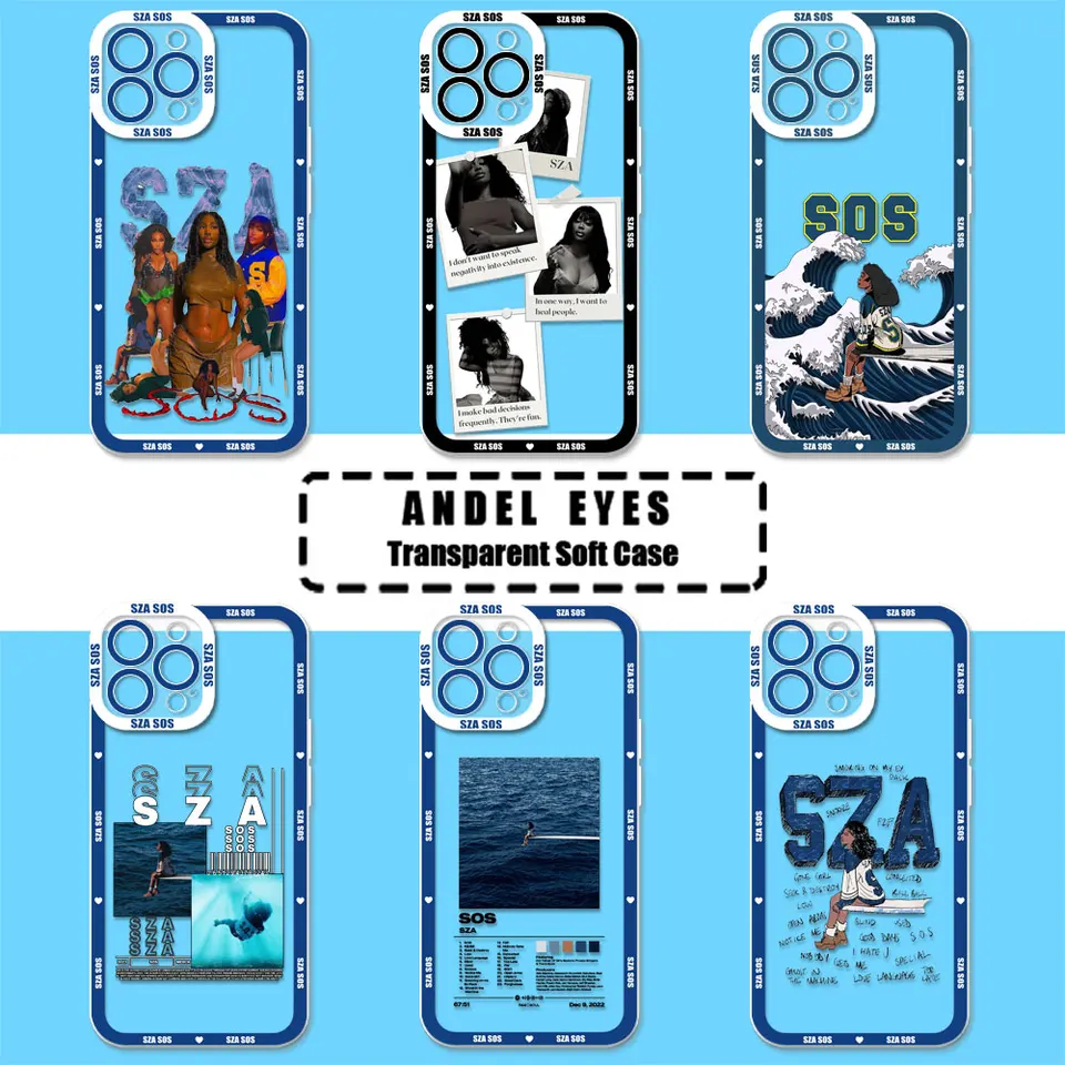 Speváčka SZA SOS Plaght Past Pase pre Samsung Galaxy 73 A72 A71 A55 A54 A53 A52 A51 A35 A34 A33 A32 A32 A23 A22 A21S A21S A14 A14 A13 5G Cover Cover Cover Cover