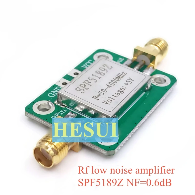 SPF5189 50 MHz-4000MHz 4GHZ 0,6 dB LNA Mikrovlnná RF širokopásmové RF širokopásmové s nízkym šumom Vysokofrekvenčný modul zosilňovača