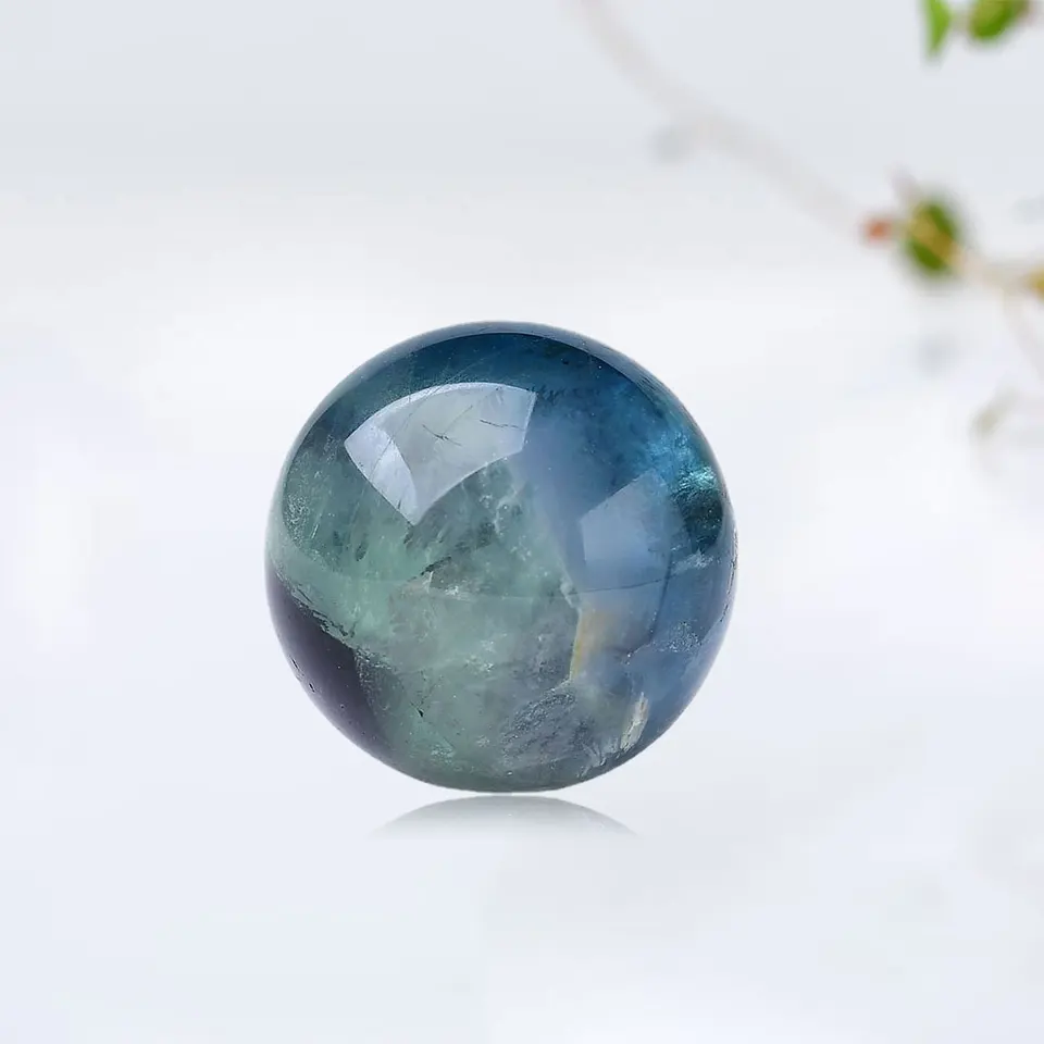 Sphere Natural Sculpture Quartz Figur Crystal Gall Fluorit Orrasental Stone na harmonizáciu duchovného veštenia