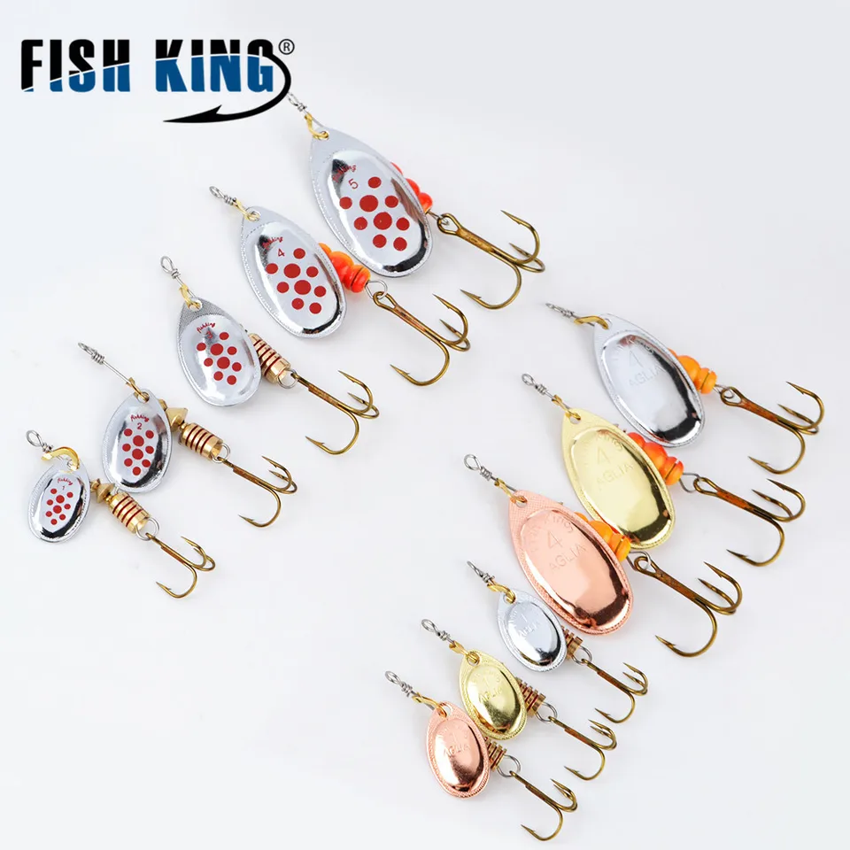 Spinner návnada 3G-13G Tvrdá lyžica Bass Lúry Arttificial Fishing Lure Wobber s výškovými háčikmi pre príslušenstvo k rybárskym príslušenstvom kaprov