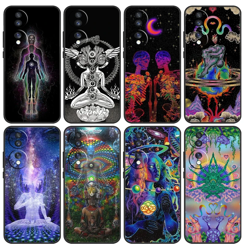 Spiritual Trippy Psyhodelic Case pre cti x9b x9a x8a x7a x6a x9 x7 x6 x8 kryt pre česť 50 70 90 lite mágia 4 5 pro