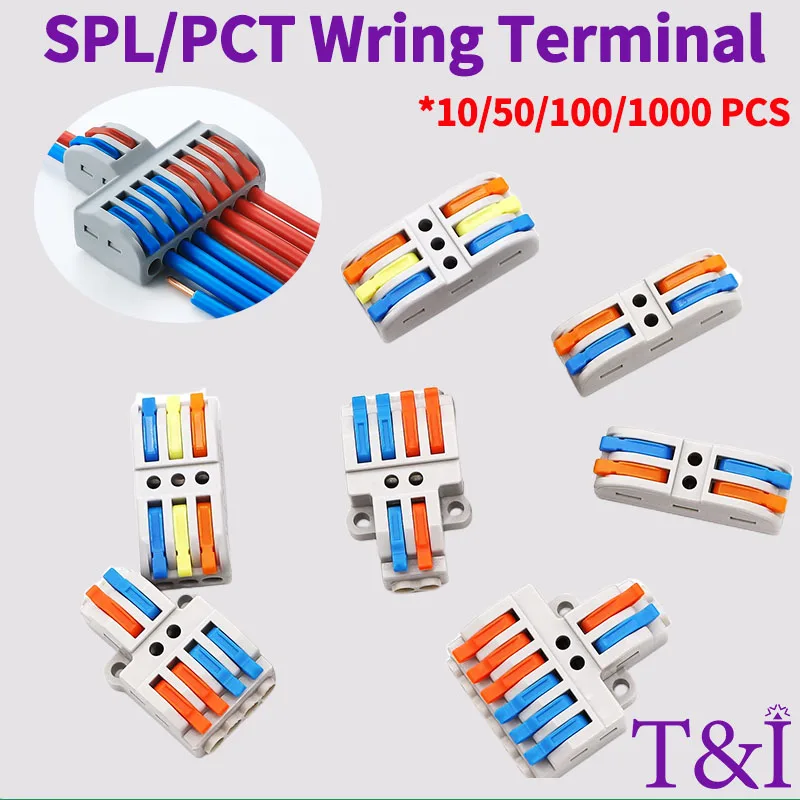 SPL-62 SPL-42 SPL-1/2/3/4/5 SPL-84 Univerzálny drôt a káblovú konektorovú konektorovú konektorovú konektorovú konektor pre 28-12awg