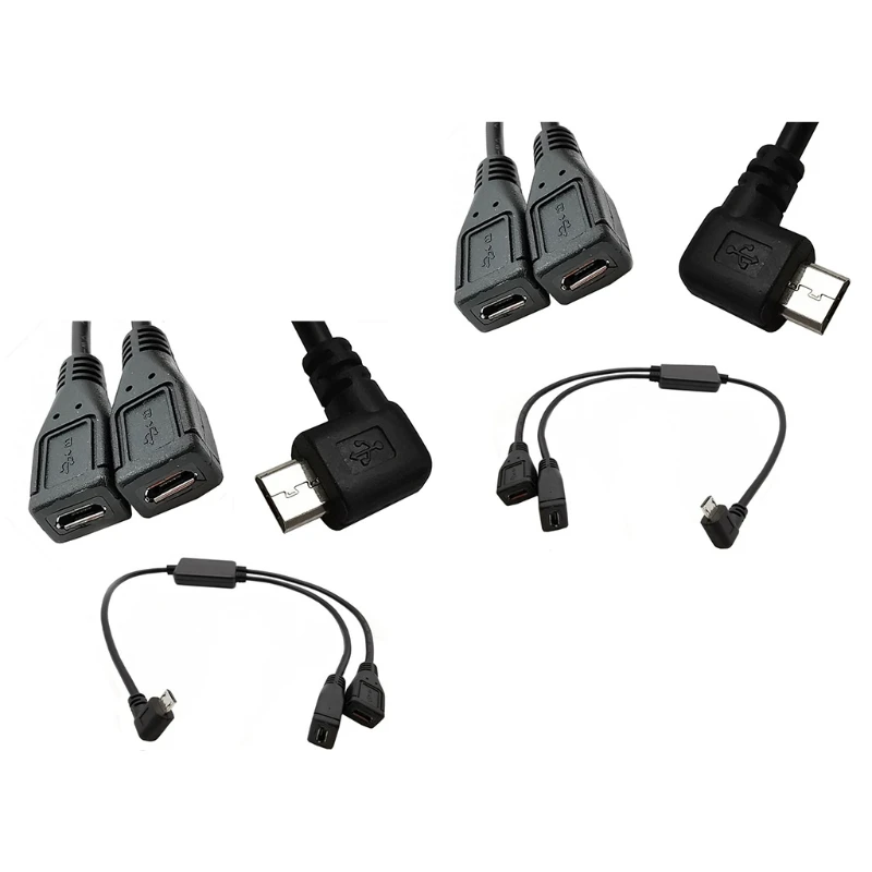 Splitter kábel Micro USB 5 PIN Y, ľavý dátový kábel A0NB