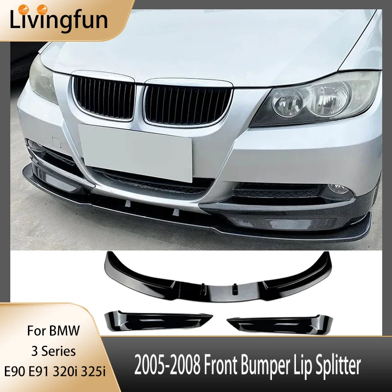 Splitter predného nárazníka pre BMW 3 Series E90 E91 320I 325I 2005-2008