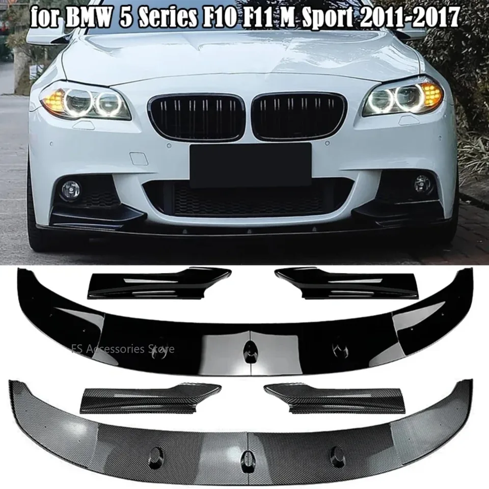 Spojler karosérie predného nárazníka pre pery pre BMW 5 Series F10 F11 520 523 525 535 530 m Sport 2011-2017