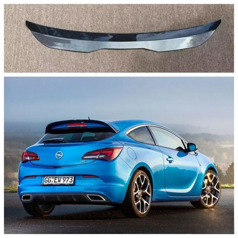 Spojler zadnej strechy pier pre Opel Astra H OPC VXR 2005-2010 Strešový spojler lesk Čierne príslušenstvo Body ABS Plastové auto Zadné krídlo