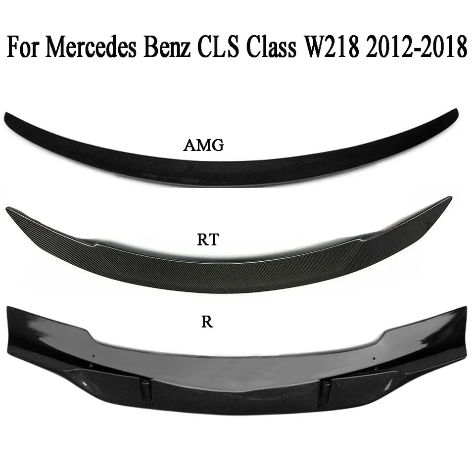 Spojler zadného kmeňa Carbon Fiber pre Mercedes Benz CLS triedy W218 2012 2013 2014 2015 2016 2017 2018 R AMG RT Style