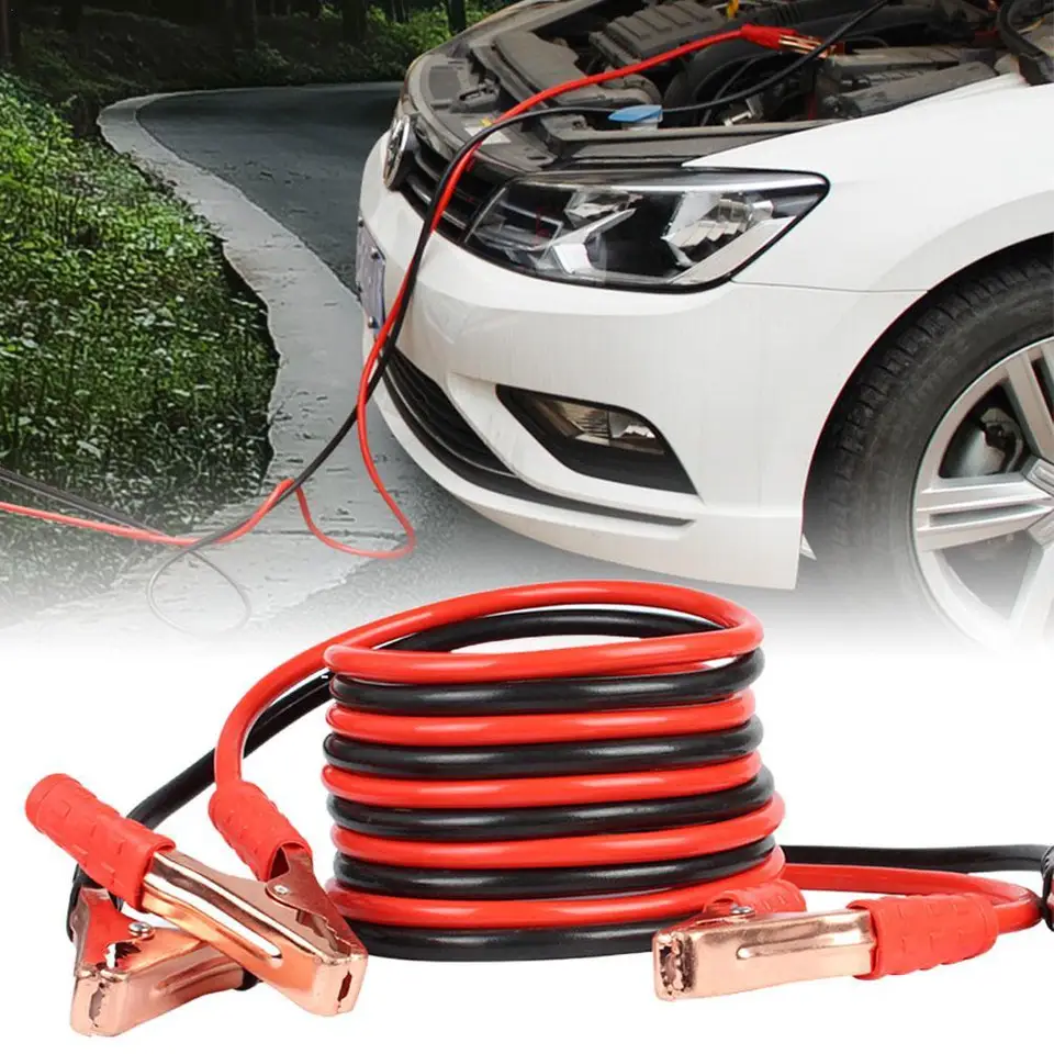 Spona na batériu 480G Aligátor Spona Kopavka Kábel batérie Núdzový súprava automobilu Uzemňovací drôt 500A Spona batérie automobilu