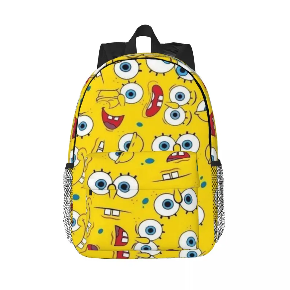 SpongeBob Vytlačil ľahkú neformálnu školskú tašku pre školu, outdoor, nákup, kancelária 15 palcov