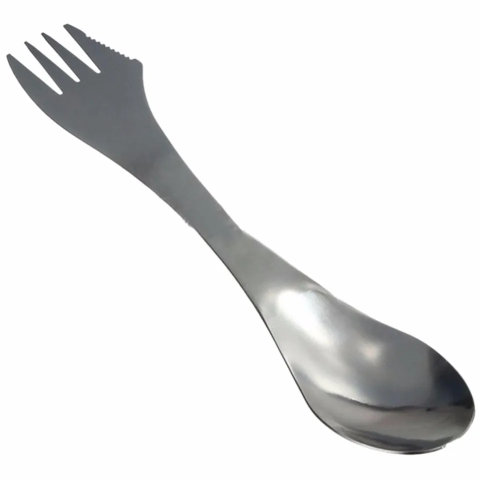 Spork vidlica Long Dlhý riad piknikový tábor prenosný príborový riad s viacerými nástrojmi Batoh z nehrdzavejúcej ocele