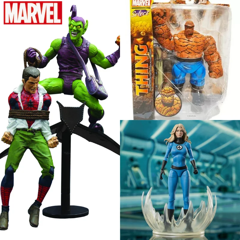 Spot DST Marvel Fantastický štvorčlenný pán Fantastická neviditeľná vec zelená škriatok narodeniny darčeková plocha dekorácia dekorácie karikatúra Ani