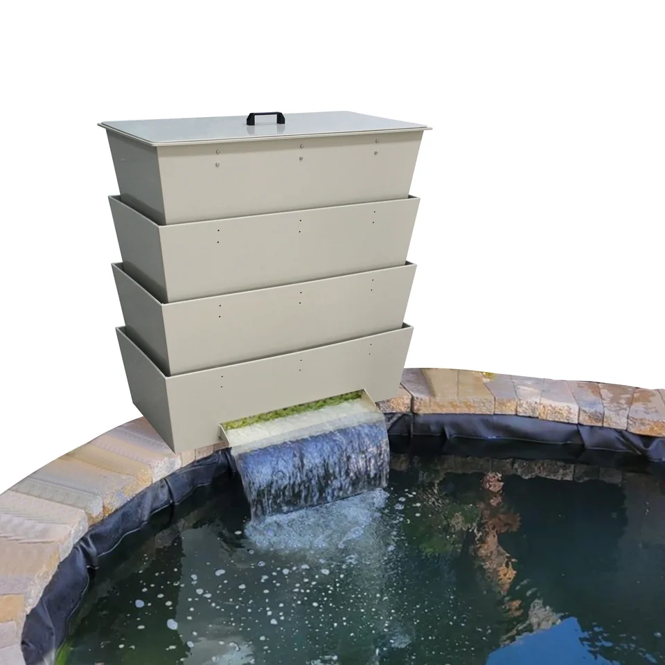 Sprcha Cowater BS-1000 Bakki 50 m3/h 13200 GPH pre KOI Pond TRICLE FILTER