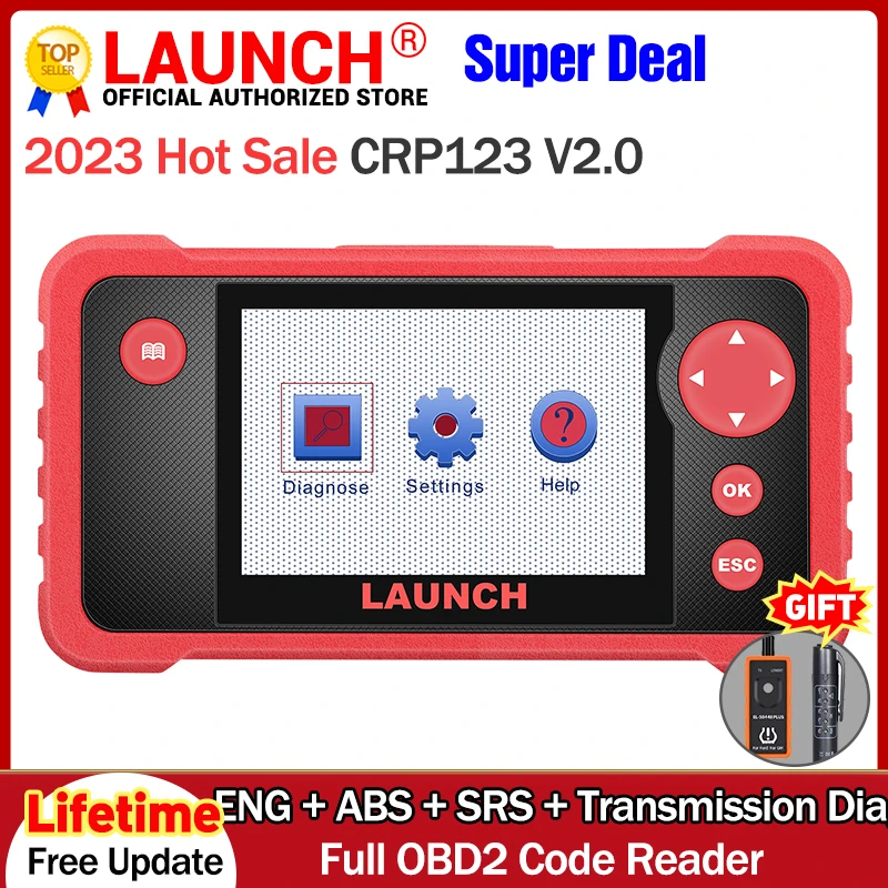 Spustenie CRP123 V2.0 MOTOR ABS SRS prenosový diagnostický nástroj CAR Diagnostic