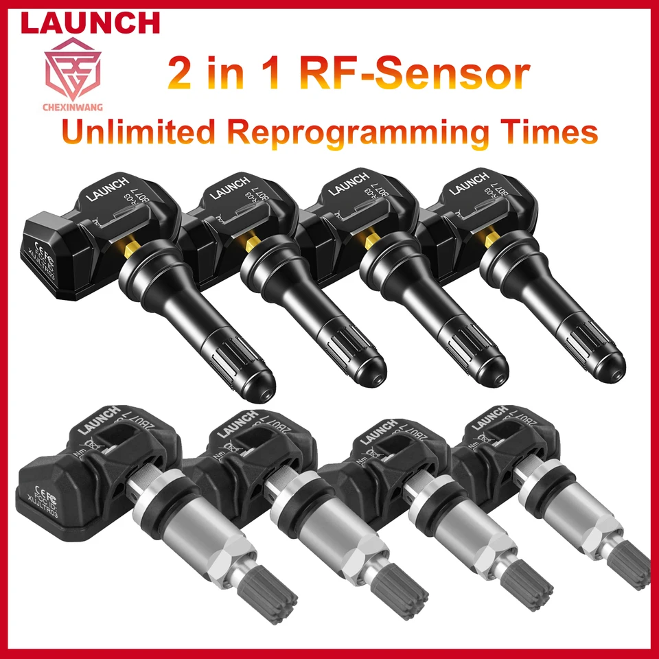 Spustenie X431 2 v 1 RF-Sensor 315MHz a 433MHz TPMS Senzor testera programovania Tire Opravy nástroje skenerov pneumatík tlaku tlaku