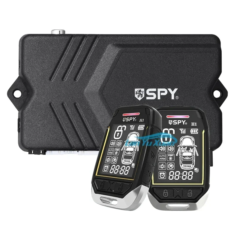 Spy 2023 Vlastné inteligentné obojsmerné senzorové auto alarm 5000 m Štart diaľkového štartu 2 príslušenstvo systemA v