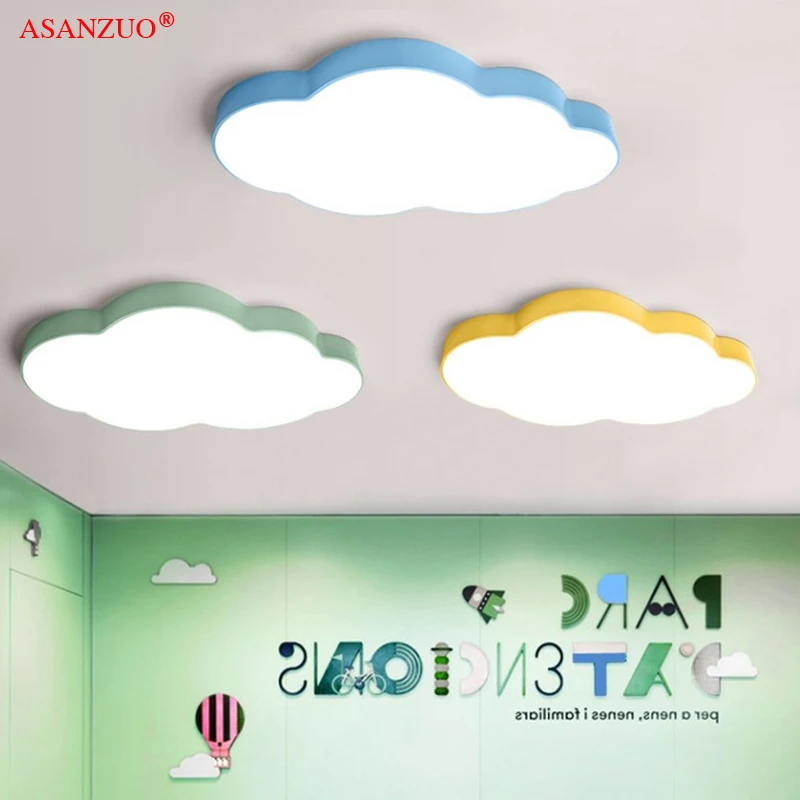 Spálňa LED cloud stropné svetlá Detská izba stropná lampa Karika
