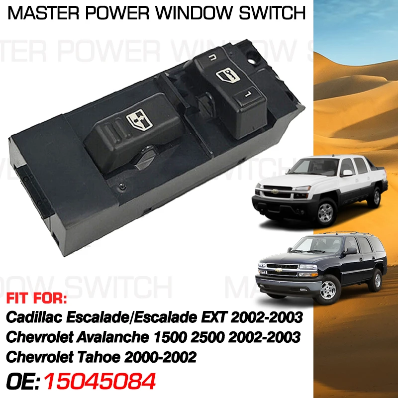 Spínač ovládacieho spínača vpravo predného auta 15045084 pre Cadillac Escalade ext Chevrolet Avalanche Chevrolet Tahoe 2000-2003