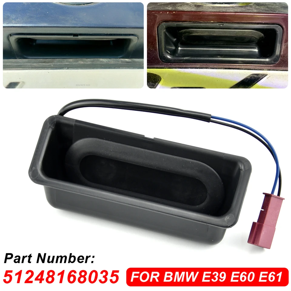Spínač prepínača kmeňa Trunk Lock Vydanie tlačidla Spínač pre BMW E39 E60 525 528 530 540 M5 51248168035 2046802391