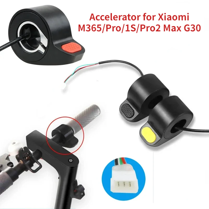 Spínač regulácie rýchlosti elektrického skútra, urýchľovač prstov, pre Xiaomi M365, Pro, 1S, Pro2, Ninebot Max G30