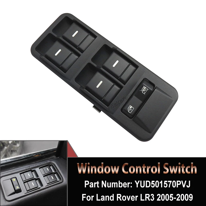Spínač riadenia elektrického výkonu ABS YUD501570PVJ pre Land Rover LR3 / Land Rover Range Rover Sport 2005-2009 YUD501110PVJ