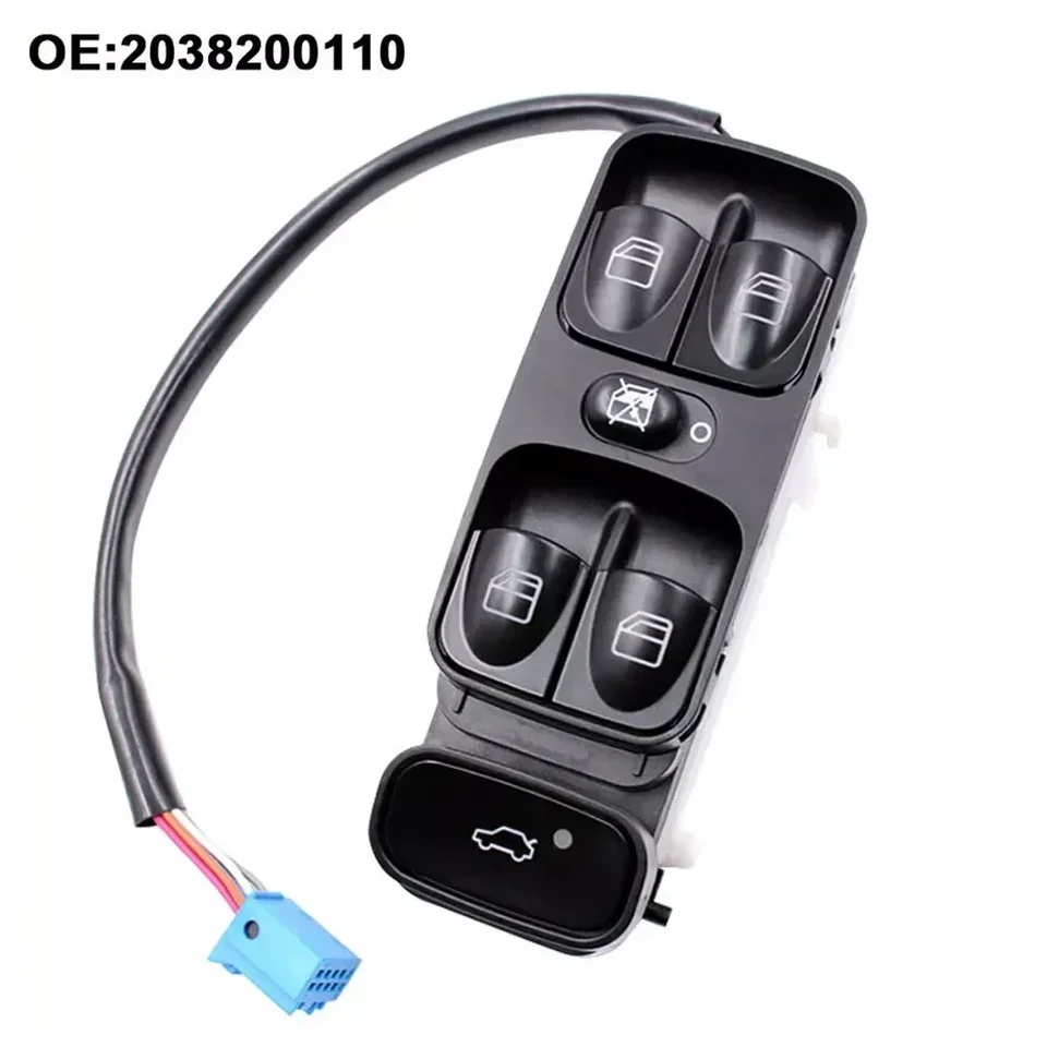 Spínač Windows pre motorové vozy pre Mercedes pre Benz C Class W203 C180 C200 C220 2038200110DX 2038200110 Spínač ovládacieho panela Windows