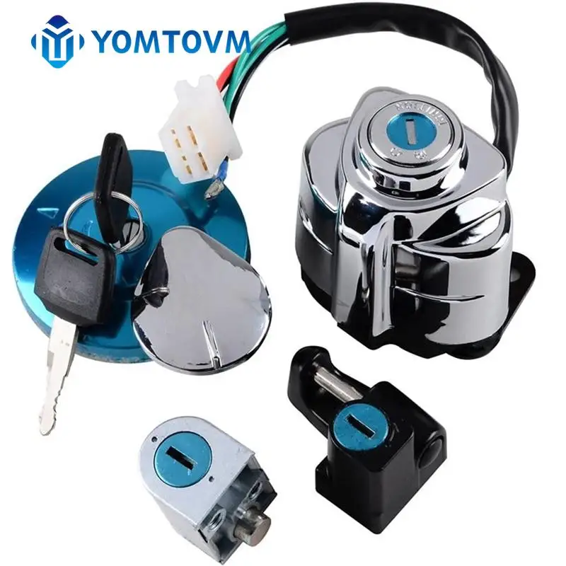Spínač zapaľovania motocykla palivový plynový uzáver uzamykavých kľúča pre Honda Shadow VLX VT 600 750 1991-2013