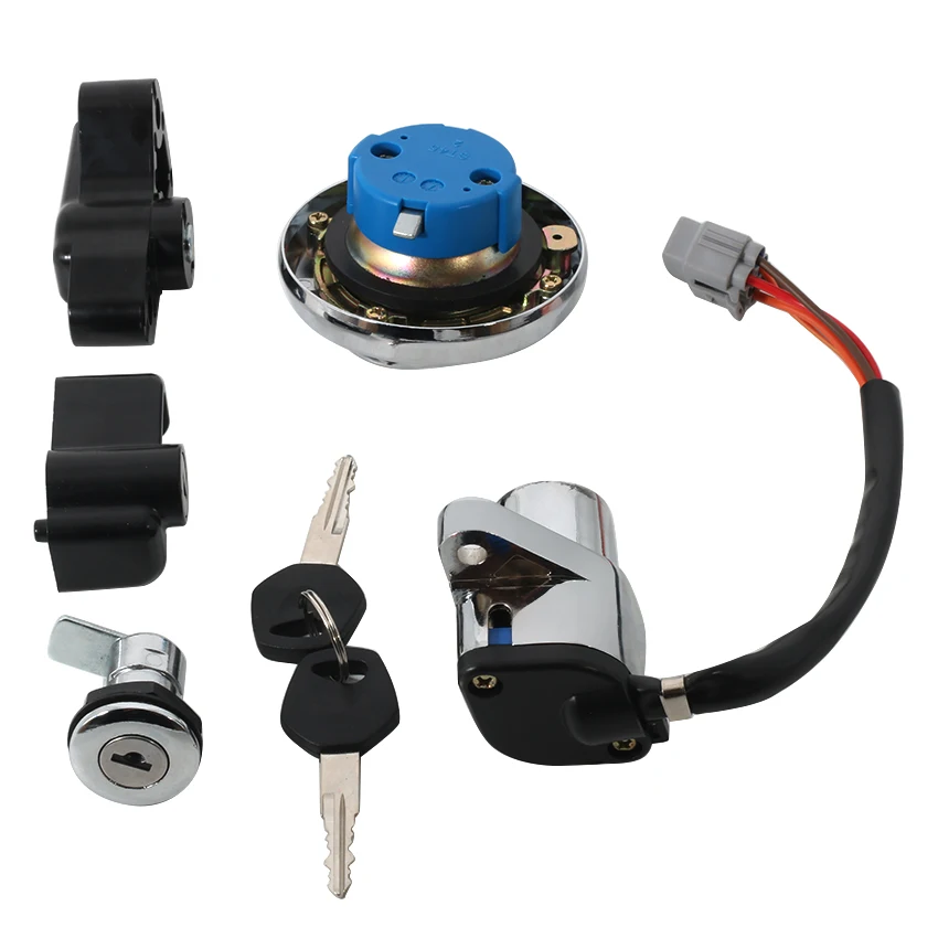 Spínač zapaľovania motocykla Zamknutím sedadla Kľúč palivového uzáveru Oblek pre Suzuki VLR1800/VLR1800T Boulevard C109R OEM: 37000-22880