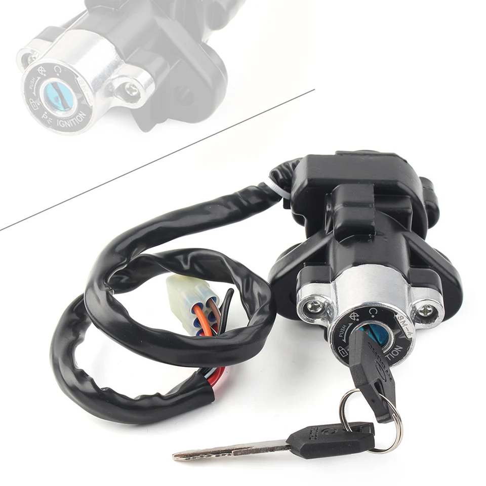 Spínač zapaľovania motorky Palivový plynový kryt Sedadla Sedadla sedadla pre Suzuki GSXR600 GSXR750 GSX1250 GSF650 GSF1200 SFV650 DL650