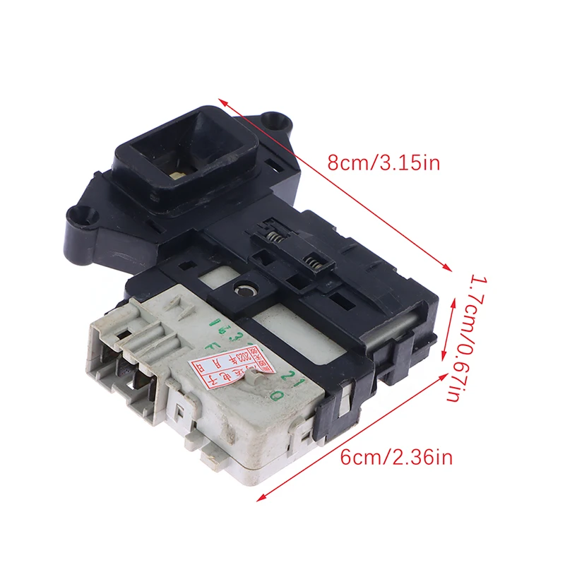 Spínač zámku v bare práčky kompatibilného s LG F01Q WD-A12355DS N10240D A14398DS DVOJA PRÁVNA Práčka Stredný zámok dverí