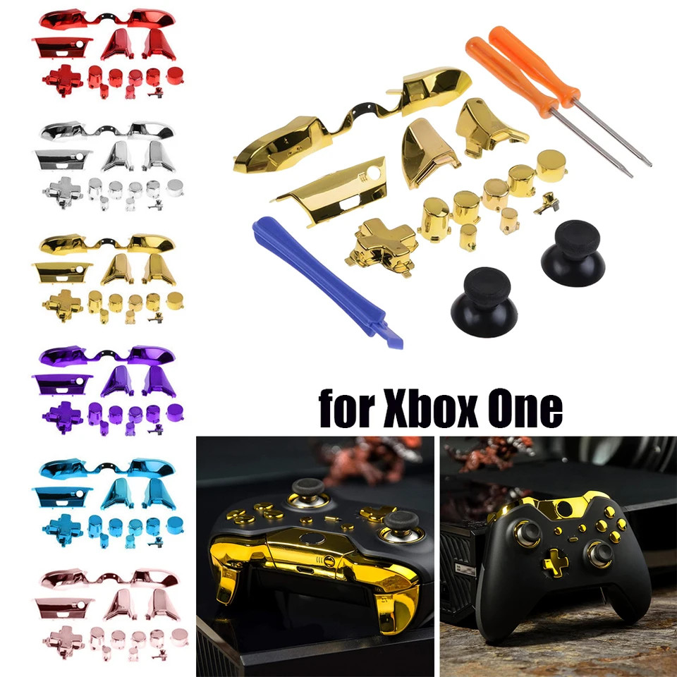 Spúšťacie tlačidlo s úplným tlačidlom Bumper D-Pad LT RT tlačidlá Kit s výmenou ovládača gamepad pre Xbox One Elite Accessories