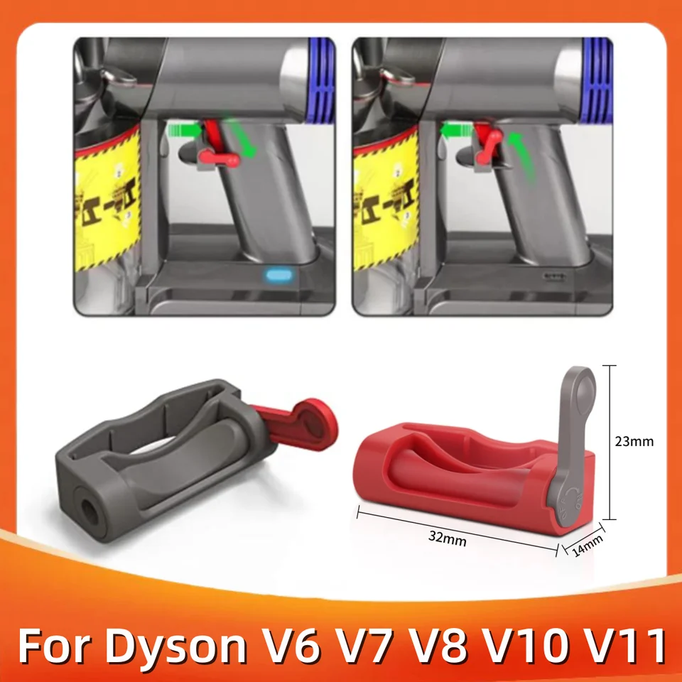 Spúšťací zámok pre Dyson V6 V7 V8 V10 V11 vysávač, príslušenstvo na zámok napájacie