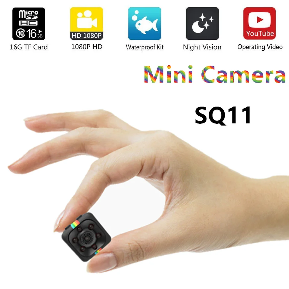 SQ 11 Mini Camera HD 1080p Senzor Night Vision Camera Motion Micro Camera Sport DV Video Small Camera Cam