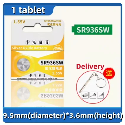 SR936SW 1,55V Oxid striebra 394 hodinky Tanyue Junya 1853 Swatch AG9 Originálna elektronika