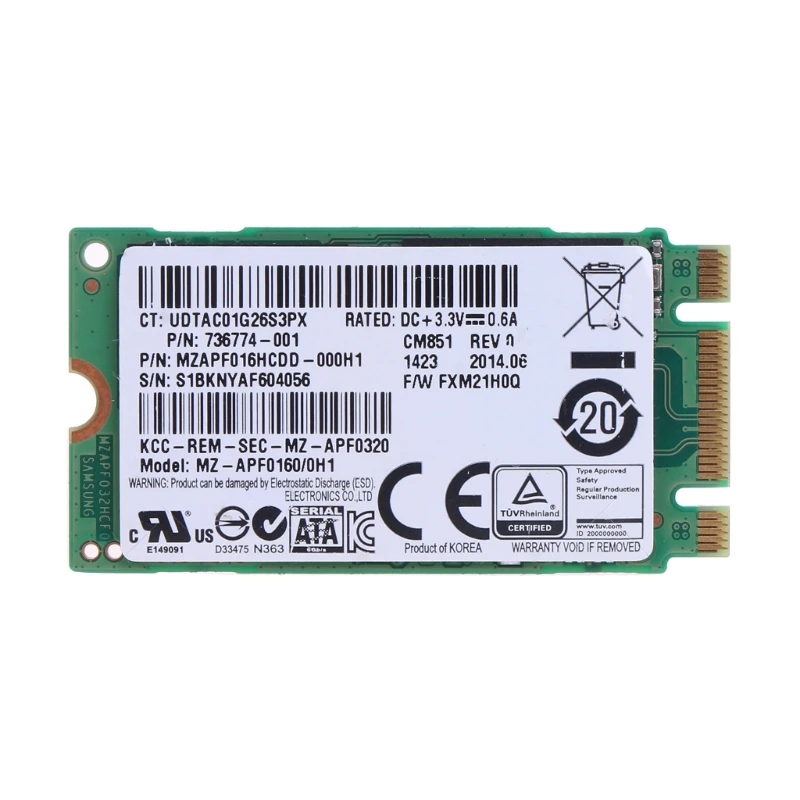 SSD 2242 M.2 Protokol SATA 16 GB Internal Solid State Drive Priemyselný počítač Mini Zariadenie Notebook